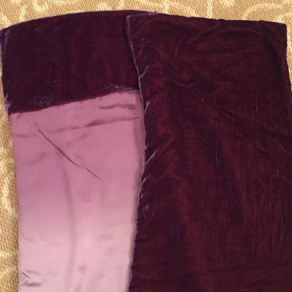 Fiona Pitkin Hand Painted Velvet & Silk Scarf 75” - Picture 2 of 7